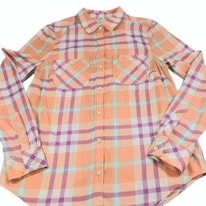 SONOMA Life Styles. Melon, Purple, white Blouse